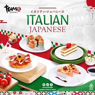 New Seasonal Menu Italian Japanese - Tom Sushi